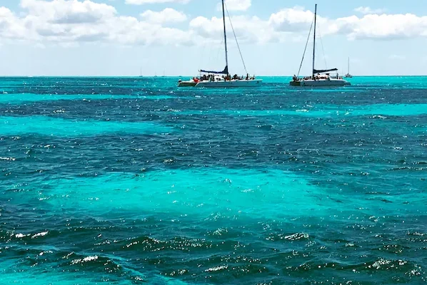 West Coast of Isla Mujeres and Punta Cancun National Park near Impression Isla Mujeres by Secrets with scenic coastal views